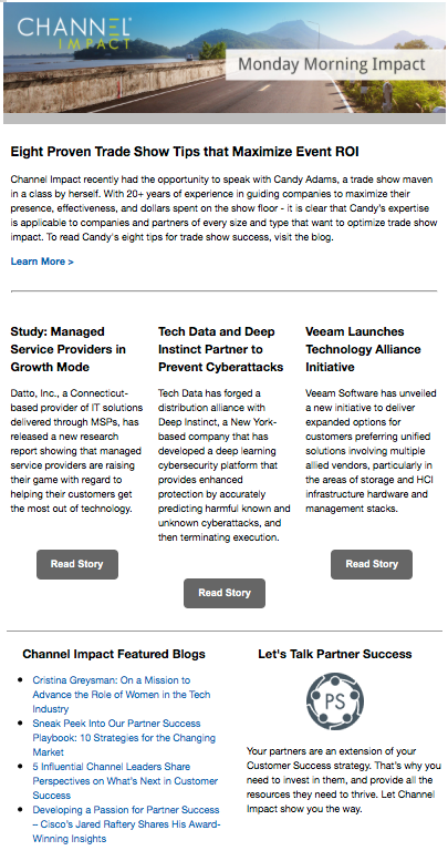 mmi Monday Morning Impact email graphic
