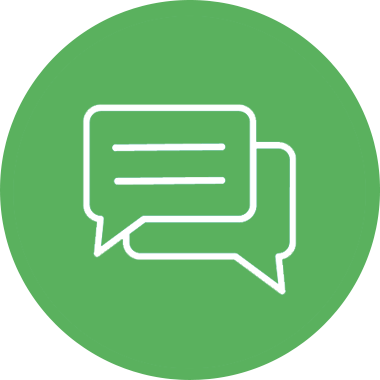 email chat speech bubbles icon